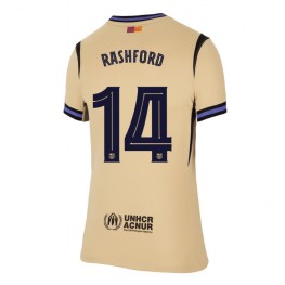Barcelona Marcus Rashford #14 Uit tenue Dames 2025-26 Korte Mouw